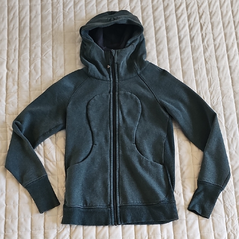 Green Scuba Hoodie Jacket